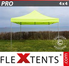 Folding tent PRO 4x4 m Neon yellow/green