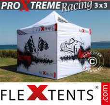 Folding tent PRO Xtreme Racing 3x3 m, Limited edition