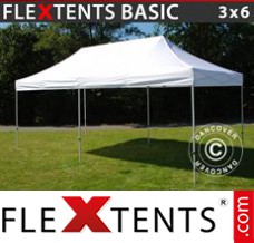 Folding tent Basic, 3x6 m White